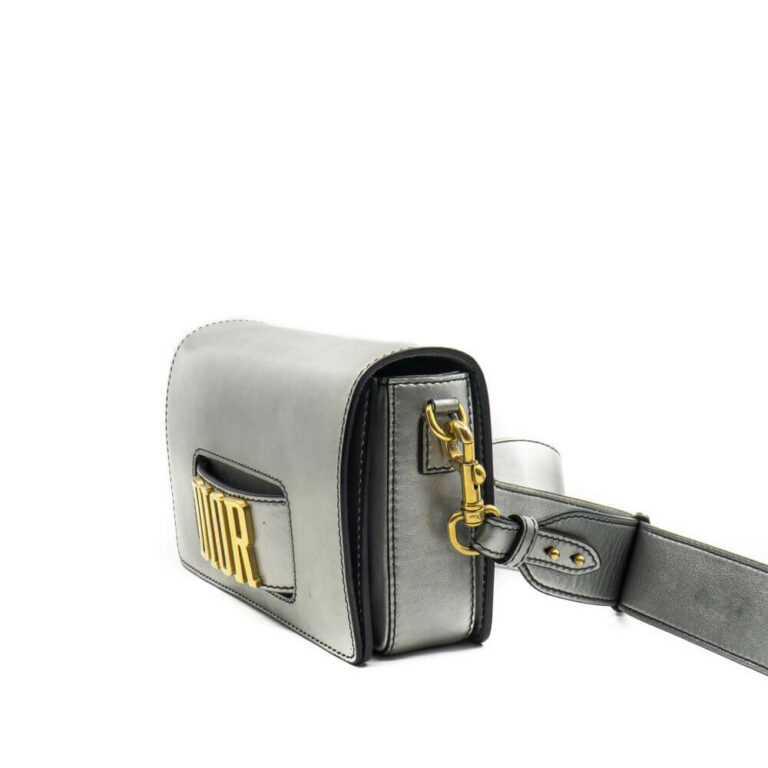 Dior J'Adior Slot Handclasp Calfskin Flap Bag Noir Di00016