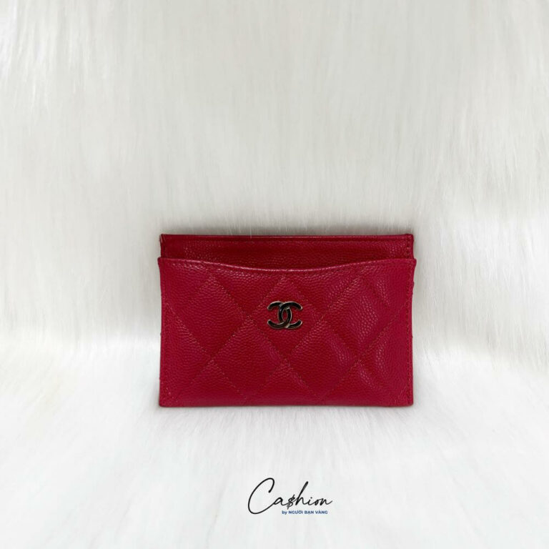 Ví Chanel Classic Card Holder Red C03
