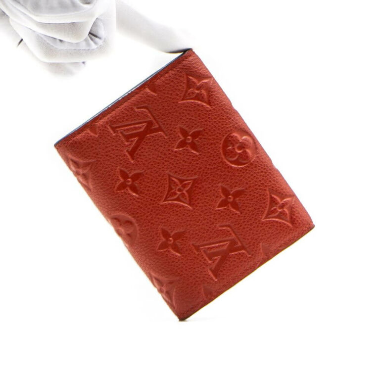 Ví Louis Vuitton Empreinte Monogram Victorine Wallet Red