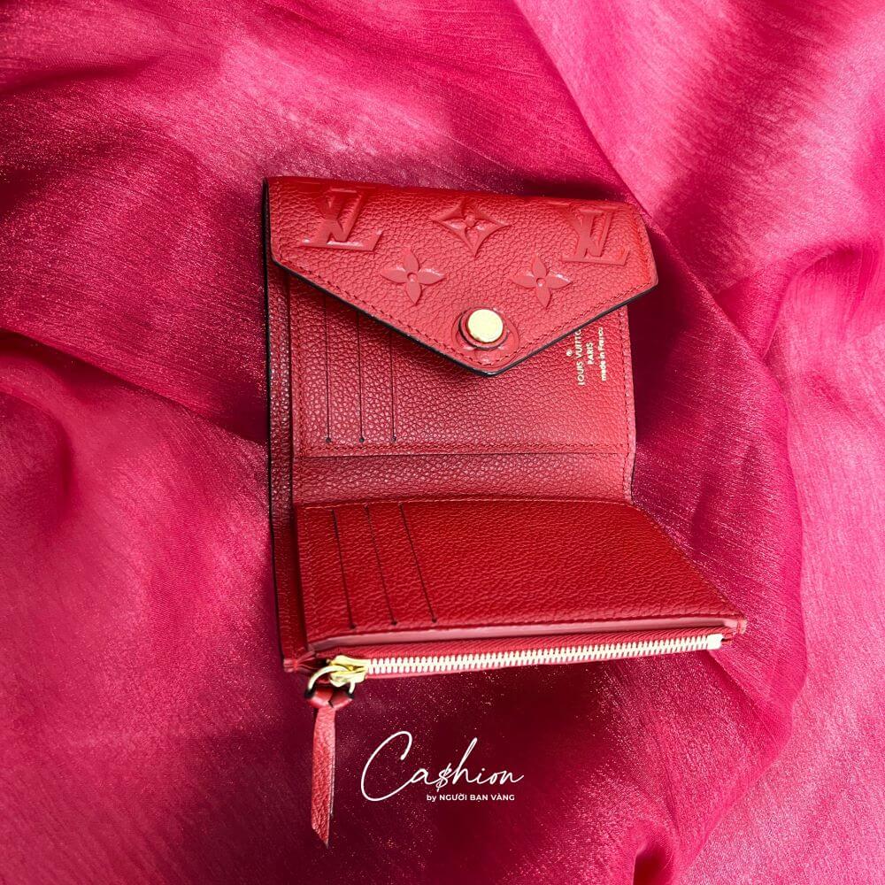 Ví Louis Vuitton Empreinte Monogram Victorine Wallet Red