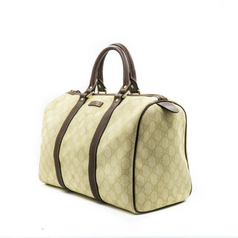 Túi xách Gucci Ivory Monogram GG Supreme Joy Boston Bag G00011