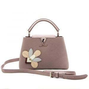 Túi xách Louis Vuitton Capucines BB Bag Limited Edition Iris Blossom Leather LV00023