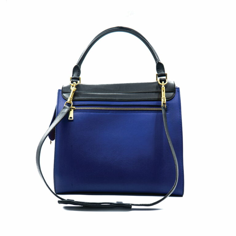 Céline Trapeze Large Model Handbag In Light Blue CL0002