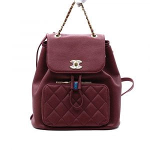Chanel Business Affinity Backpack Red C11