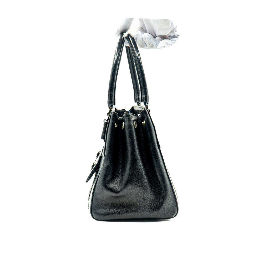 Dior Flight Black Tote Bag Vintage Di00017