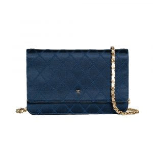Chanel WOC CC Classic Wallet With Strap C19
