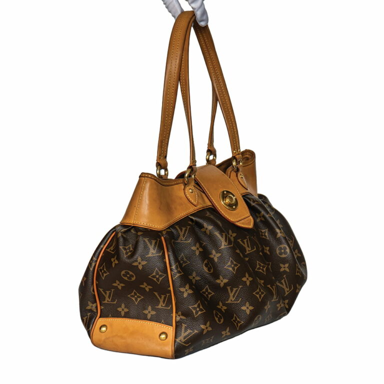 Louis Vuitton Brown Monogram Canvas Leather Boetie MM Shoulder Bag LV00049