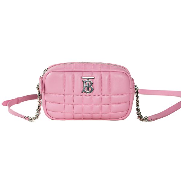 Túi BURBERRY Quilted Leather Pink Mini Lola Camera Bag BB0006