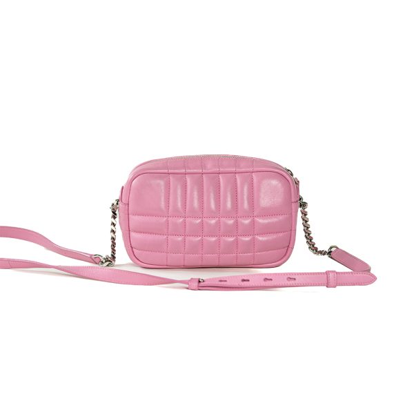 Túi BURBERRY Quilted Leather Pink Mini Lola Camera Bag BB0006