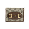 Ví Gucci Beige & Brown GG Gucci 1955 Horsebit G00042
