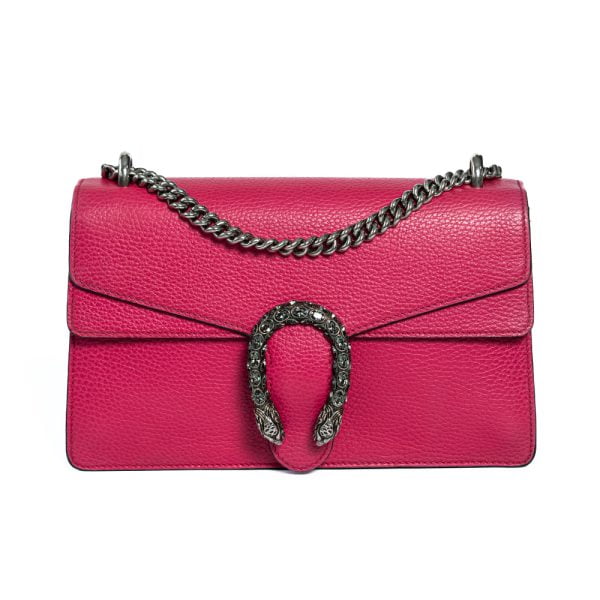 Gucci Pink Leather Shoulder Dionysus Bag G00046