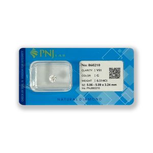 Kim cương 5.06 - 5.09 VS1 G DM00167