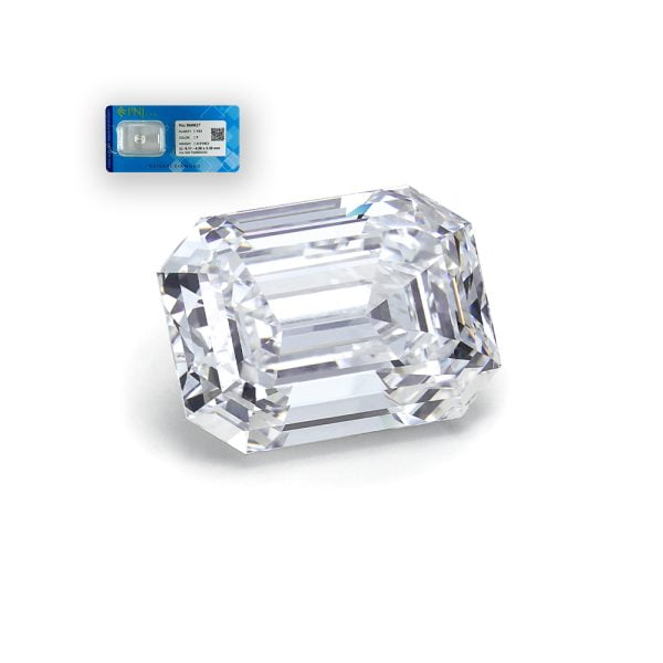 Kim cương Emerald 6.11-4.58-3.38 VS1-F DM00171