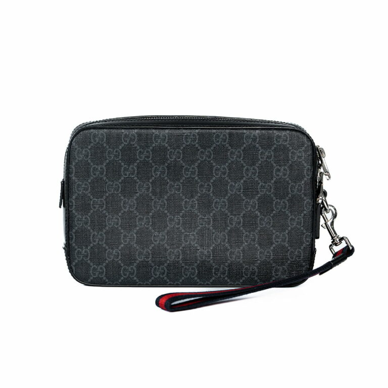 Clutch Gucci Supreme Black Men Bag G00054