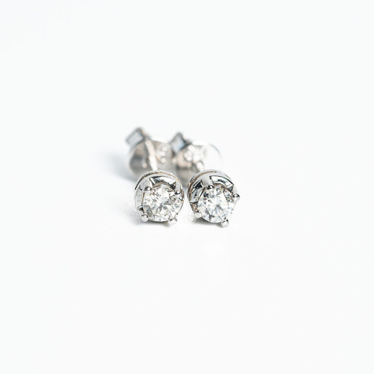 Đôi bông tai kim cương 750 - 0.335 (3.2 SI-H) QTR2308742