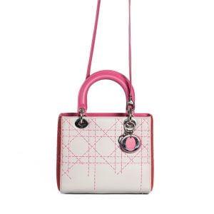 Lady Dior Tri-Color Pink Light Pink and Grey Di00033