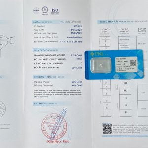 Kim cương 4.13 - 4.15 VVS1-E DOT2314090