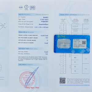 Kim cương 5.53 - 5.856 VS1-G PDL2317251