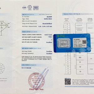 Kim cương 5.56 - 5.59 VVS1-J TGI2316457