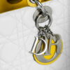 Lady Dior Tricolor Medium Baby Blue Grey and Yellow Di00034
