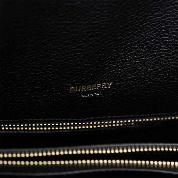 Burberry Medium Leather Title Bag BB0010