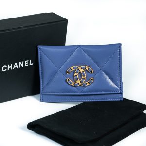 Card Holder Chanel C19 Màu Tím C31