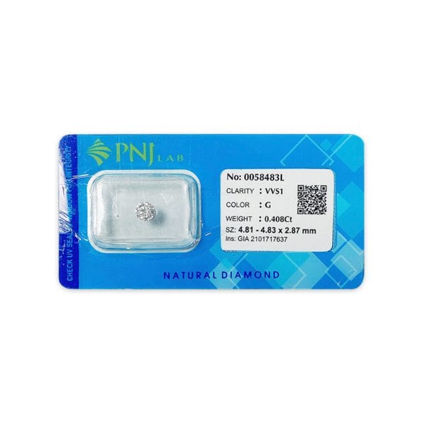 Kim cương 4.81 - 4.83 VVS1-G BLU2321088
