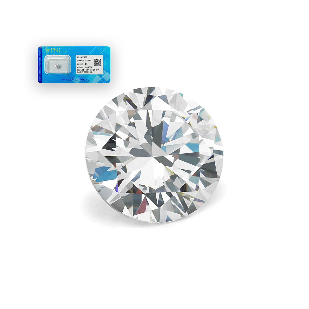 Kim cương 4.98 - 5.01 VVS2-E BIT2323117