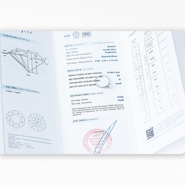 Nhẫn kim cương 416-0.545 ADO2322512
