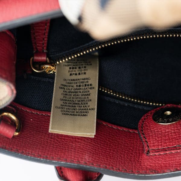 Túi Xách Burberry Banner Màu Đỏ BB0011