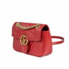 Gucci Red Marmont Size 22 Gold Lock