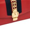 Gucci Sylvie Mini Chain Wallet Red