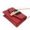 Gucci Sylvie Mini Chain Wallet Red