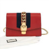 Gucci Sylvie Mini Chain Wallet Red