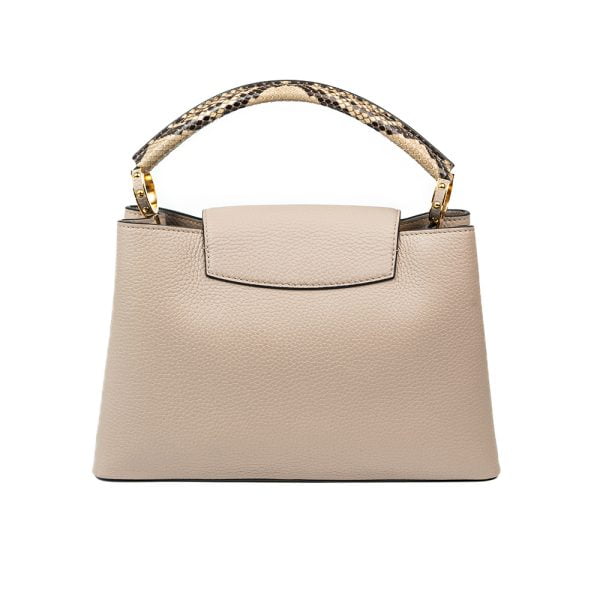 Louis Vuitton Capucines BB Bag with Python Handle