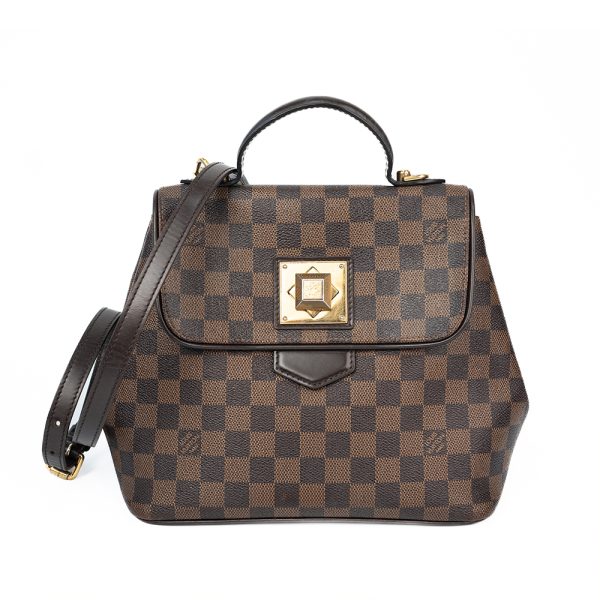 Louis Vuitton Damier Ebene Canvas Bergamo MM Bag