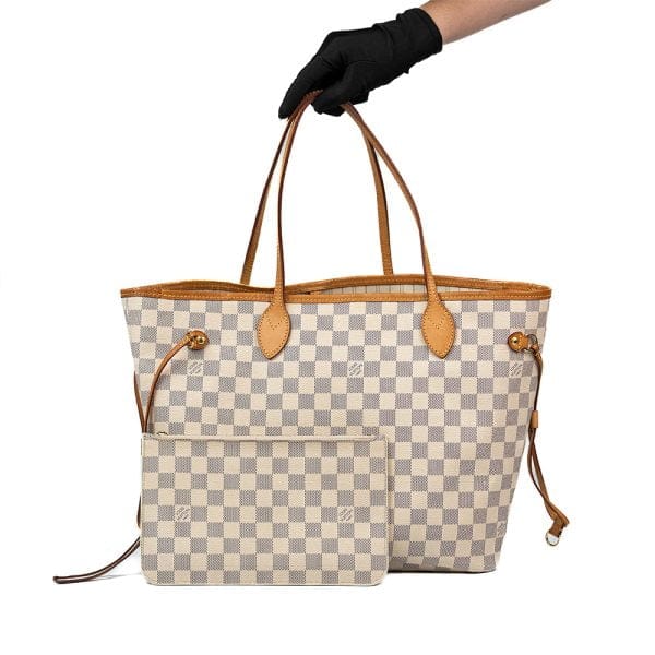 Louis Vuitton Neverfull Damier Azur SZ MM