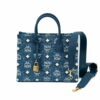 MCM München Tote in Vintage Denim Jacquard MCM01