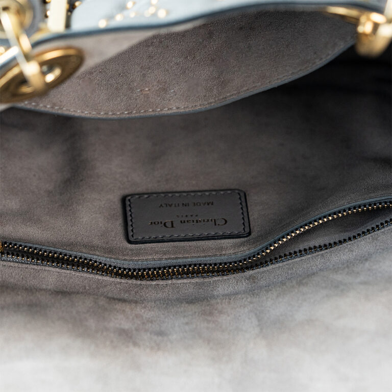 Medium Studded Supple Lady Dior Bag Di00039