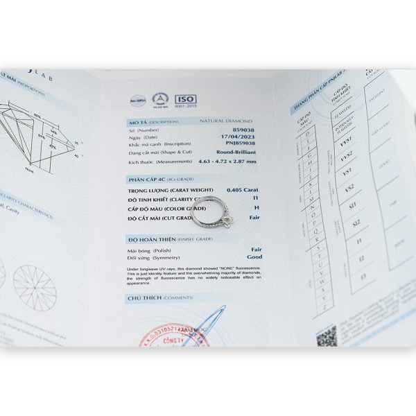 Nhẫn kim cương 750-0.760 TAH2324662