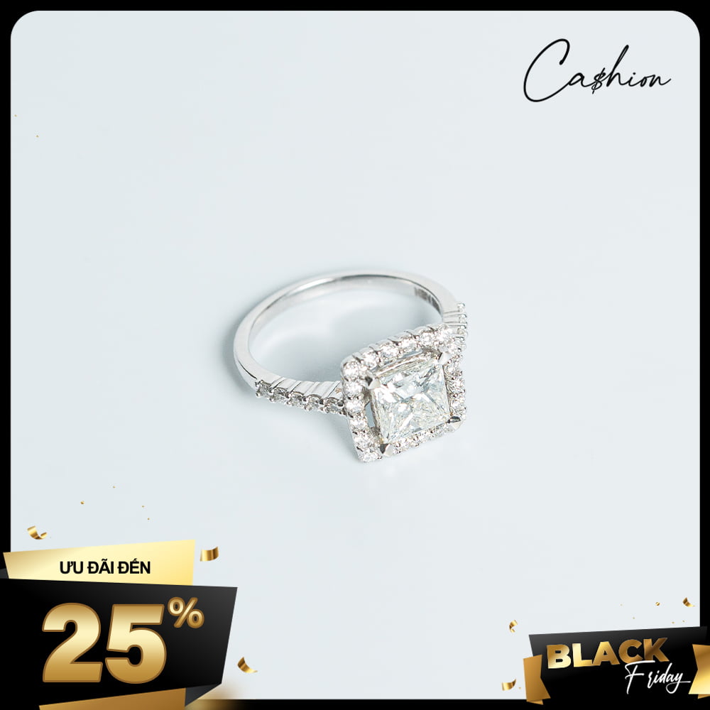 Vỏ nhẫn kim cương 585-0.90 CAS2311108