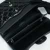 Chanel Black Patent Quilted Jumbo Double Flap Bag BIT2333565