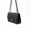 Chanel Black Patent Quilted Jumbo Double Flap Bag BIT2333565