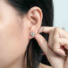 Đôi bông tai kim cương 585-0.950 QUM2335262