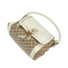 GG Canvas White Leather Bella Medium Shoulder Bag TCH2333740