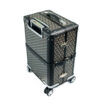 Goyard Black Goyardine Coated Canvas and Leather Bourget PM Trolley BIT2333567