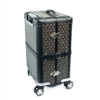Goyard Black Goyardine Coated Canvas and Leather Bourget PM Trolley BIT2333567