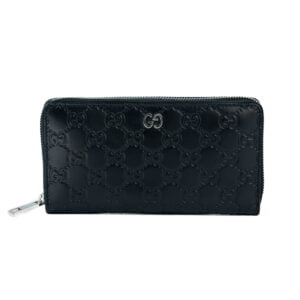 Gucci GG Marmont Zip Around Women's Men's Long Wallet Leather Black KVC2332162