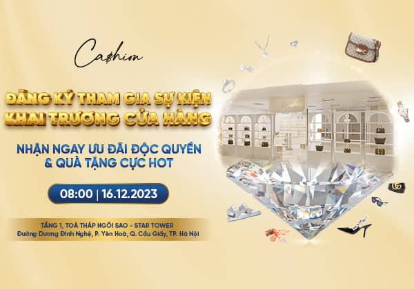 Khai trương cửa hàng Cashion tại Hà Nội