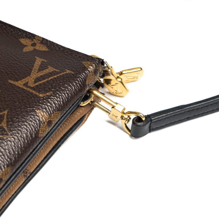 Louis Vuitton Double Zip Pochette Monogram CAS2333297